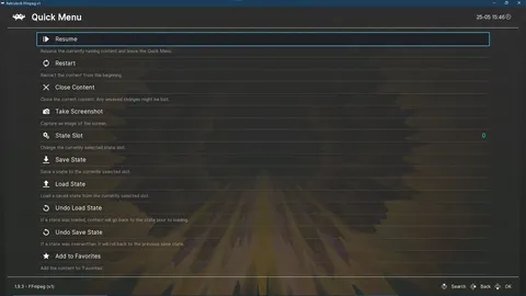 RetroArch screenshot