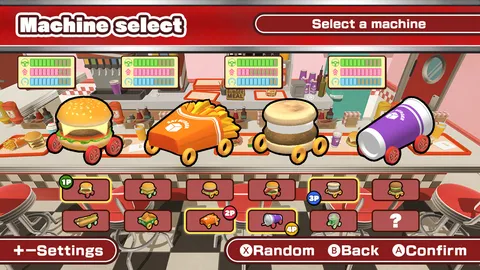 BURGER RACE screenshot