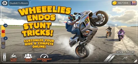 Wheelie King 8 - Motorbike simulator 3D screenshot