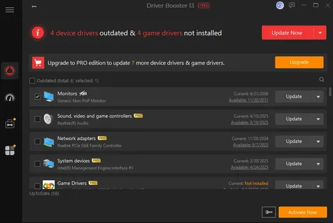 Driver Booster for Steam screenshot