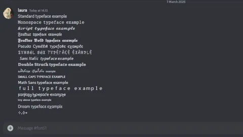 fonti screenshot