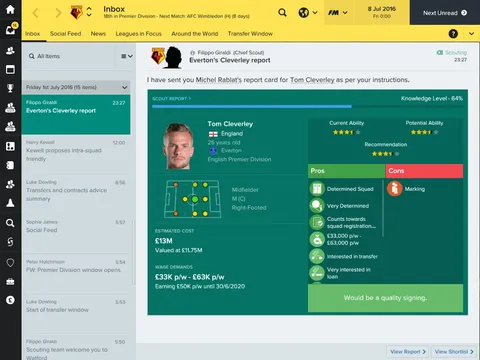 Football Manager 2018 screenshot