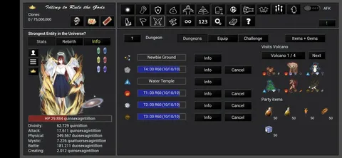 Idling to Rule the Gods screenshot