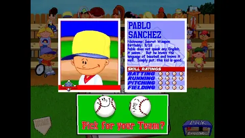 Backyard Baseball '97 screenshot