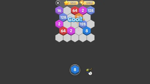 Hexa Fusion 2048 screenshot