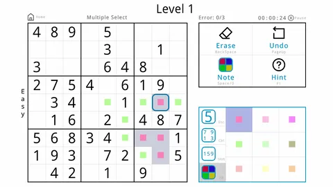 Minimalist Sudoku screenshot