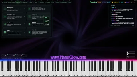 Piano Glow screenshot