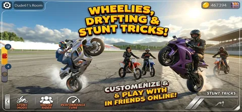 Wheelie King 8 - Motorbike simulator 3D screenshot