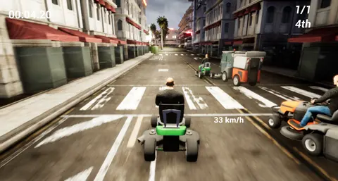Lawnmower Game Racing 2: Drunken screenshot