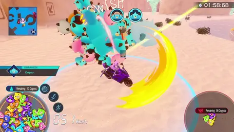 Neptunia Riders VS Dogoos screenshot