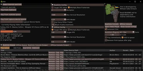 Vint: Realtime Video Interpolation and CRT Emulation screenshot