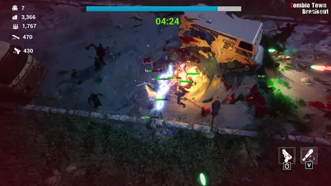 Zombie Town Breakout screenshot
