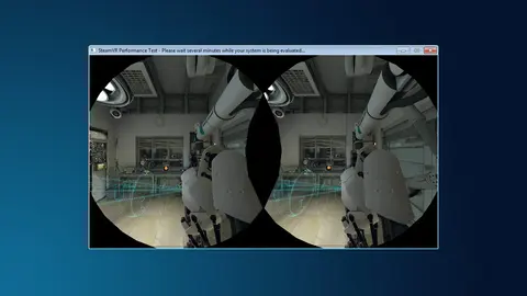 SteamVR Performance Test screenshot