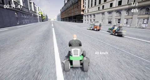Lawnmower Game Racing 2: Drunken screenshot