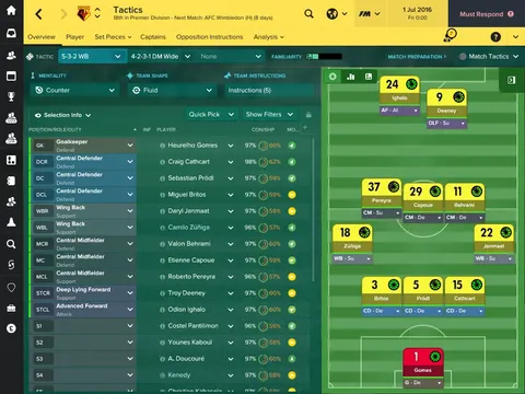 Football Manager 2018 screenshot