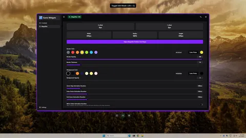 Game Widgets screenshot