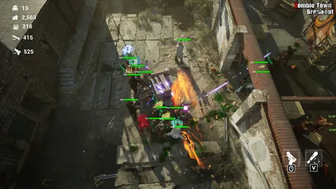 Zombie Town Breakout screenshot