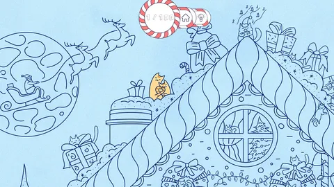 Cats Visiting Christmas Town screenshot