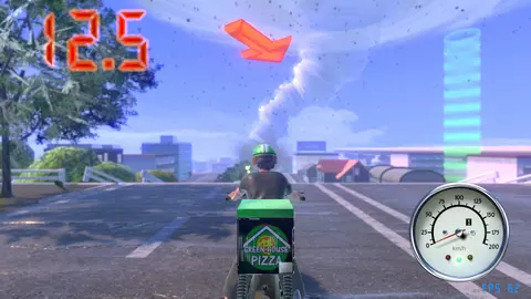 Pizza Delivery in a Storm screenshot