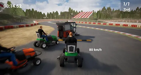Lawnmower Game Racing 2: Drunken screenshot