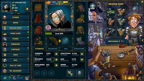 Shakes and Fidget screenshot