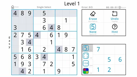 Minimalist Sudoku screenshot