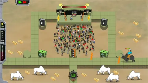 Rock 'N' Roll Defense screenshot