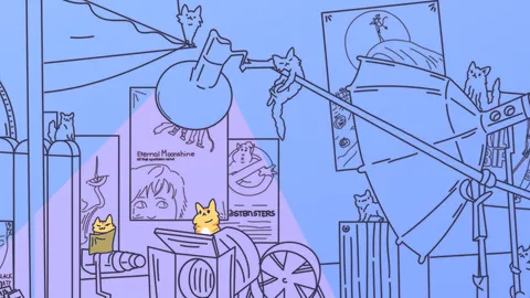 Cats Visiting Cozy Art Studios screenshot