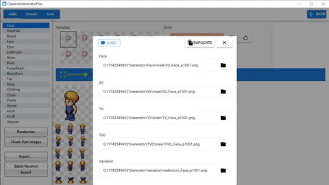 Character Generator Plus screenshot