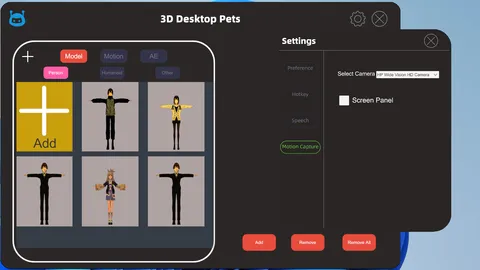 3D Desktop Pets screenshot