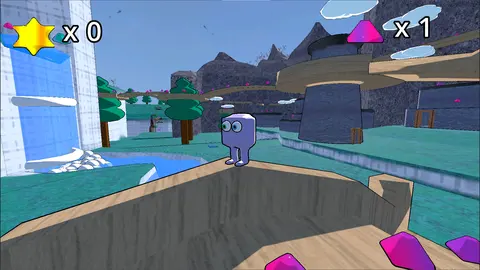 Randall the Grape Jelly Cube goes to Soda Valley for some reason screenshot