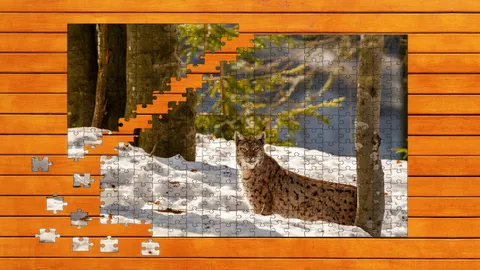 Wild Lynx Jigsaw screenshot