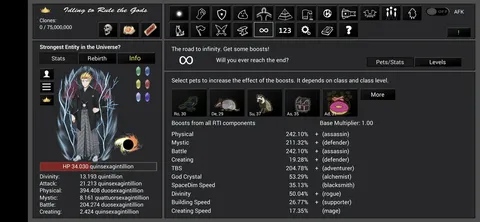 Idling to Rule the Gods screenshot