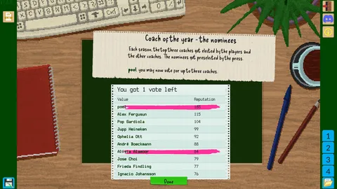 Boeckham's Football Manager screenshot