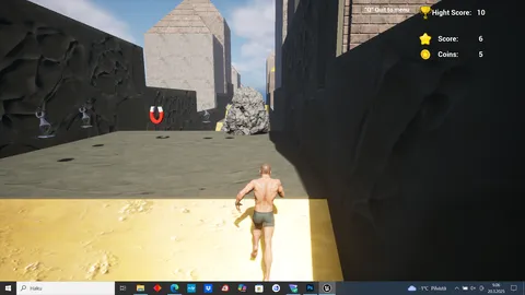 Man Without Clothes Runner screenshot