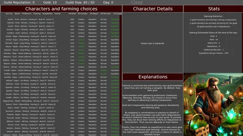 Heroes' Call - A Casual MMO Guild Sim screenshot
