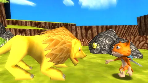 Georgie-Yolkie 64 - The Furry Tale screenshot