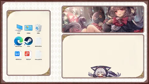Desktop Kitten Girl screenshot