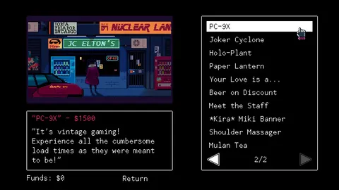 VA-11 Hall-A: Cyberpunk Bartender Action screenshot