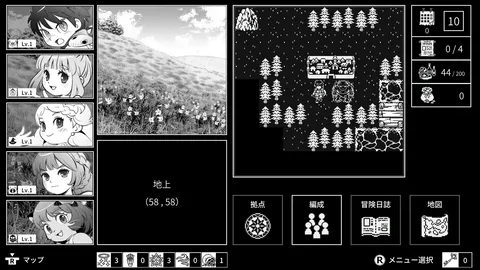 Monochrome Echoes - white - screenshot