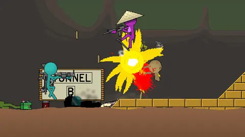 Boring Man - Online Tactical Stickman Combat screenshot