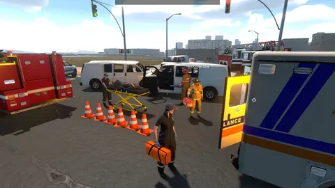 Flashing Lights - Police, Firefighting, Emergency Services (EMS) Simulator screenshot