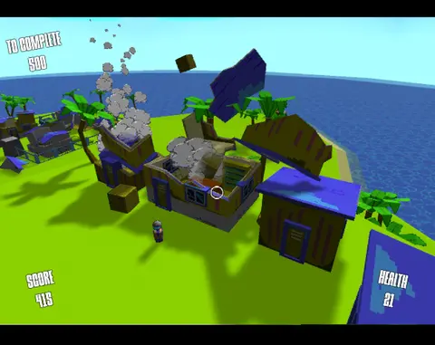 Nuclear Lizard Island Rampage screenshot