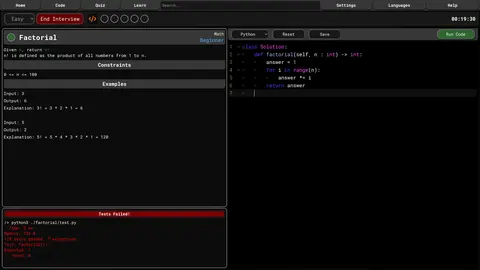 Code Trainer screenshot
