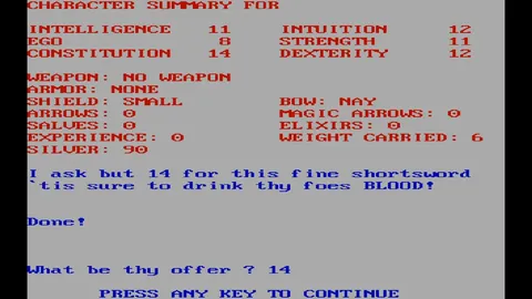 Temple of Apshai Trilogy screenshot