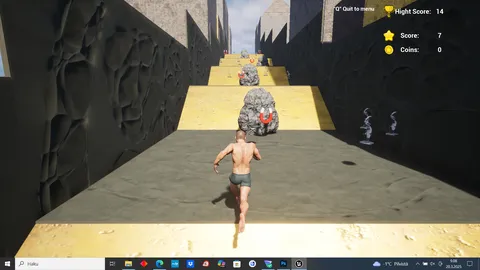 Man Without Clothes Runner screenshot