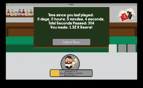 idleBeer screenshot