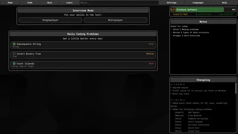 Code Trainer screenshot