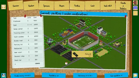 Boeckham's Football Manager screenshot