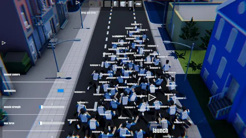 Chat Ragdoll Racing screenshot